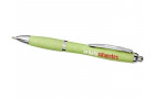Шариковая ручка Nash из пшеничной соломы с хромированным наконечником, зеленый
