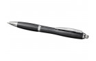 Шариковая ручка Nash из пшеничной соломы с хромированным наконечником, черный
