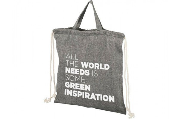 Be Inspired 150 g/m² рюкзак из переработанного хлопка, heather black