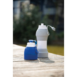 Складная силиконовая спортивная бутылка, 580 мл