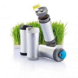 Экологичная термокружка Boom, 225 мл, синий