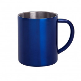 Кружка YOZAX; 280 мл; синий, нержавеющая сталь