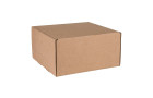 Коробка подарочная BOX, размер 20,5*21* 11см, картон МГК бур., самосборная