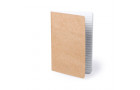 Блокнот ZURIX , бежевый, 14,4 x 21 x 0,8см, переработанный картон