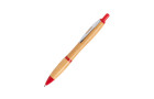DAFEN, ручка шариковая, красный, бамбук, пластик, металл