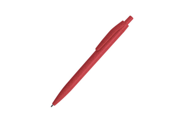 WIPPER, ручка шариковая, красный, пластик с пшеничным волокном