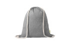 Рюкзак KONIM, черный, 42x38 см, 100% переработанный хлопок, 120 г/м2