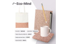 Набор подарочный ECO-MIND: ручка, папка с блокнотом, коврик для мыши, кружка, сумка