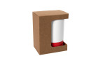 Коробка для кружки 26700, 23501, размер 11,9х8,6х15,2 см, микрогофрокартон, коричневый