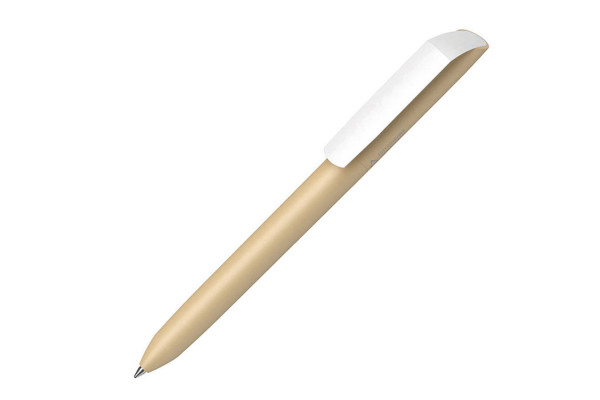 Ручка шариковая FLOW PURE RE, бежевый, переработанный пластик