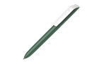 Ручка шариковая FLOW PURE RE WHITE, зеленый, переработанный пластик