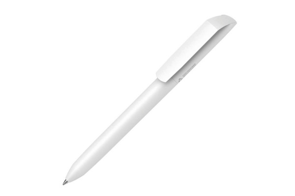 Ручка шариковая FLOW PURE RE, белый, переработанный пластик