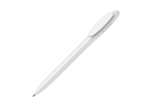 Ручка шариковая BAY RE, белый, переработанный пластик