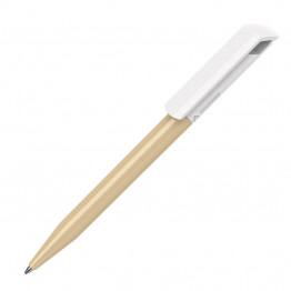 Ручка шариковая ZINK RE, бежевый, переработанный пластик