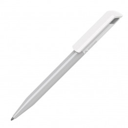 Ручка шариковая ZINK RE, светло-серый, переработанный пластик