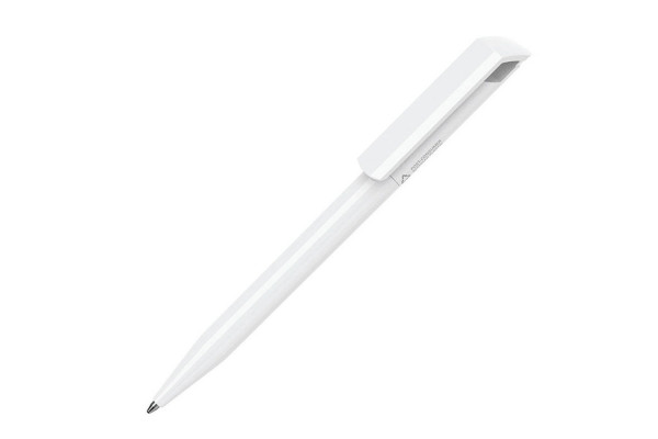 Ручка шариковая ZINK RE, белый, переработанный пластик