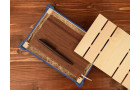 Подарочная деревянная коробка, синий