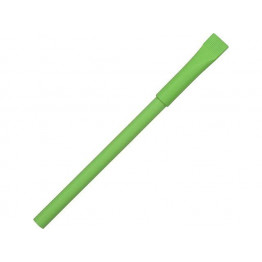 Ручка картонная с колпачком Recycled, зеленое яблоко