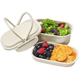 Ланч-бокс Crave из пшеничного соломенного волокна, натуральный