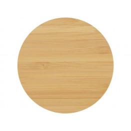 Беспроводное зарядное устройство из бамбука Cap, натуральный