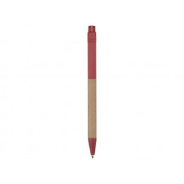 Ручка картонная шариковая Эко 3.0, красный