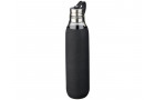Стеклянная спортивная бутылка Oasis объемом 650 мл, черный