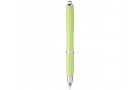 Шариковая ручка Nash из пшеничной соломы с хромированным наконечником, зеленый