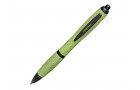 Шариковая ручка Nash из пшеничной соломы с черным наконечником, зеленый