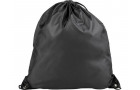 Рюкзак со шнурком Oriole из переработанного ПЭТ, черный