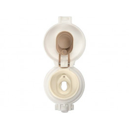 Вакуумная герметичная термокружка Inter, белый, нерж. сталь