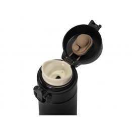 Вакуумная герметичная термокружка Inter, черный, нерж. сталь