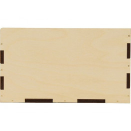 Деревянная подарочная коробка-пенал, размер М