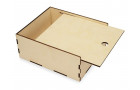 Деревянная подарочная коробка-пенал, размер L