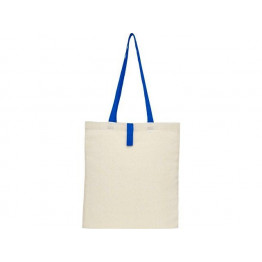 Складная эко-сумка Nevada из хлопка плотностью 100 г/м2, синий