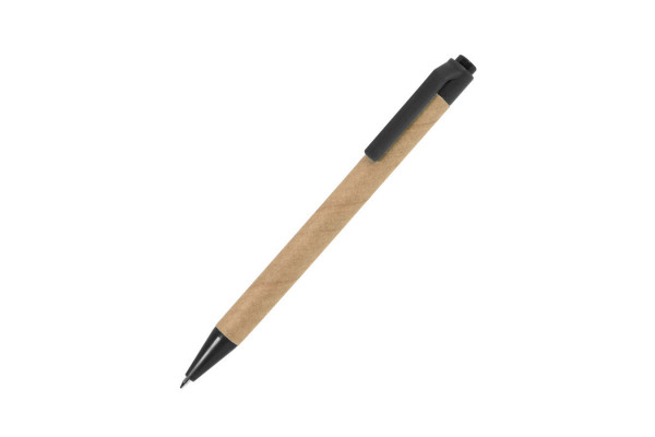 GREEN TOUCH, ручка шариковая, черный, картон/пластик
