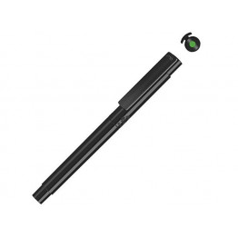 Капиллярная ручка в корпусе из переработанного материала rPET RECYCLED PET PEN PRO FL, черный с салатовым