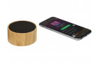 Бамбуковый Bluetooth®динамик Cosmos, черный
