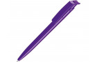 Ручка шариковая пластиковая RECYCLED PET PEN, синий, 1 мм, фиолетовый