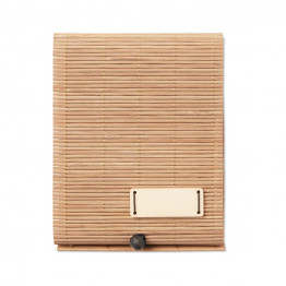 Блокнот бамбуковый с ручкой