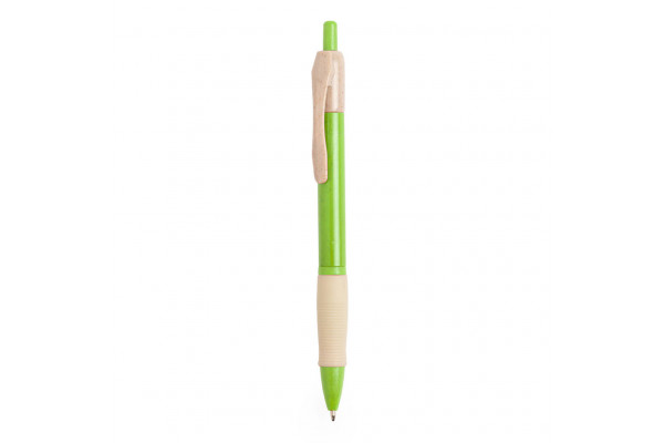 Ручка шариковая ROSDY, пластик с пшеничным волокном, зеленый