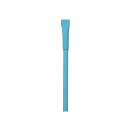 Ручка картонная с колпачком Recycled, голубой (Р)