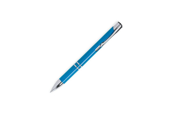 Ручка шариковая NUKOT, синий;  пластик со стружкой пшеничной соломы, хром; синие чернила