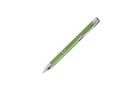 Ручка шариковая NUKOT, зеленый;  пластик со стружкой пшеничной соломы, хром; синие чернила