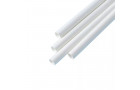 Белая бумажная трубочка , размер 197*6 мм, белая (100 шт в бумажной упаковке), белый