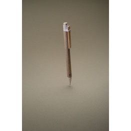 Ручка шариковая Bio-Mix, с бежевыми деталями