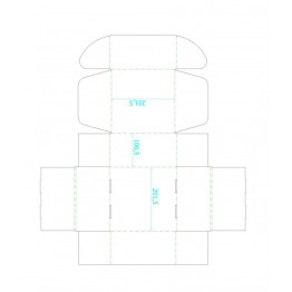 Коробка Medio, крафт