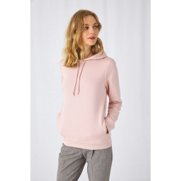 Толстовка с капюшоном женская BNC Inspire (Organic), розовая
