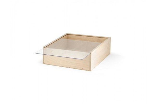 Деревянная коробка BOXIE CLEAR L, натуральный светлый