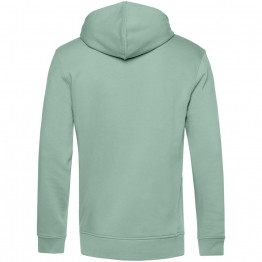 Толстовка на молнии с капюшоном унисекс BNC Inspire (Organic), серо-зеленая