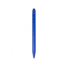 Одноцветная шариковая ручка Chartik из переработанной бумаги с матовой отделкой, синий